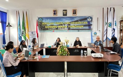 Rapat Pembangunan Gedung Baru STIKES Gunung Maria Tomohon