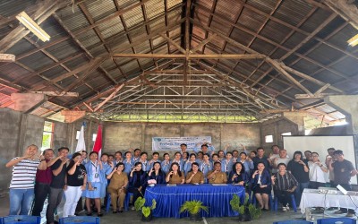 Penutupan PKL dan MMD oleh STIKes Gunung Maria Tomohon di Desa Lolah Dua