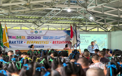 Ketua LLDIKTI Wil. XVI Ajak Mahasiswa Baru STIKES Gunung Maria Tomohon Gunakan Kecerdasan Buatan Secara Cerdas dan Beretika